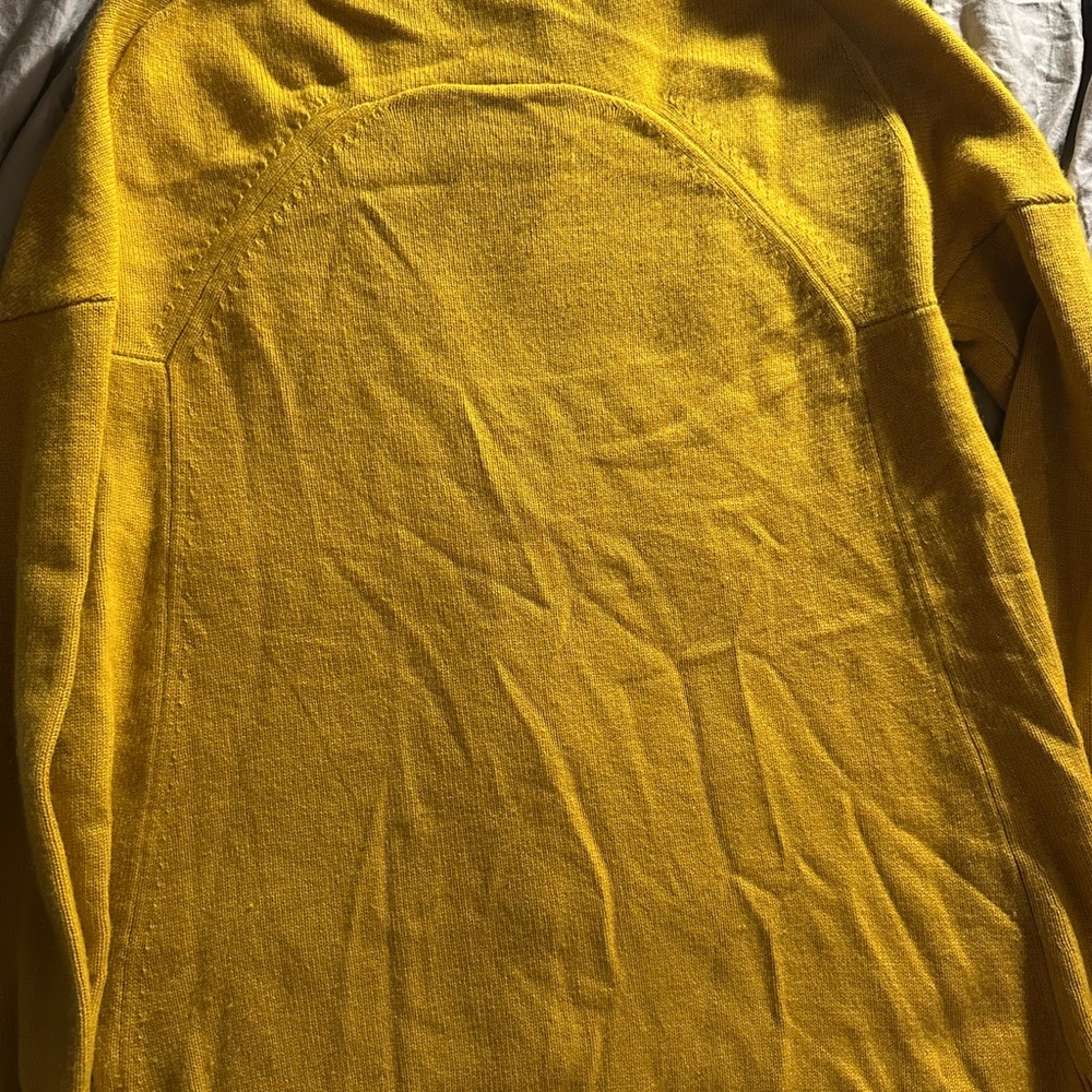 Theory Mustard Yellow Women's Cardigan - Picture 9 of 15